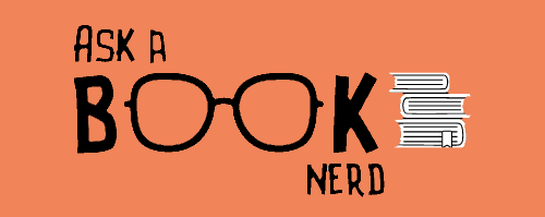 Ask a Book Nerd Logo -orange Opens in new window